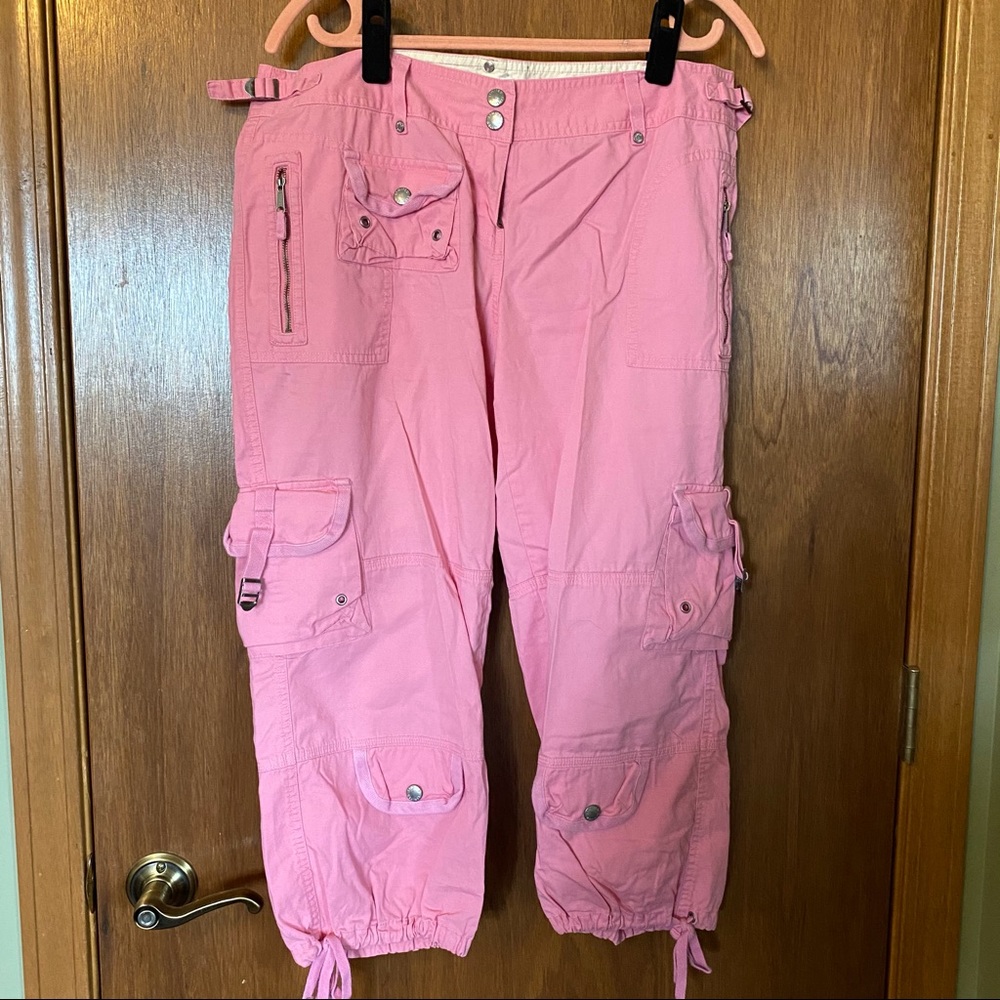 The Limited Tierney Fit 100% Cropped Cotton Cargo Pants